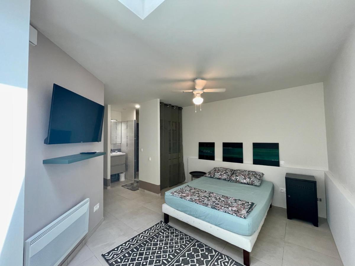 Appartement Souplex Jardin Proche Autoroute, Plages Et Attractions, Wifi - Tv, Calme Bessan Ngoại thất bức ảnh